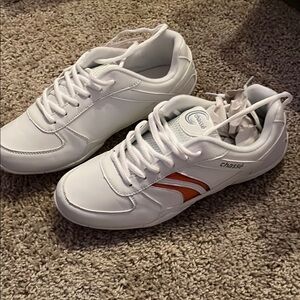 Chassé White and Orange Sneakers